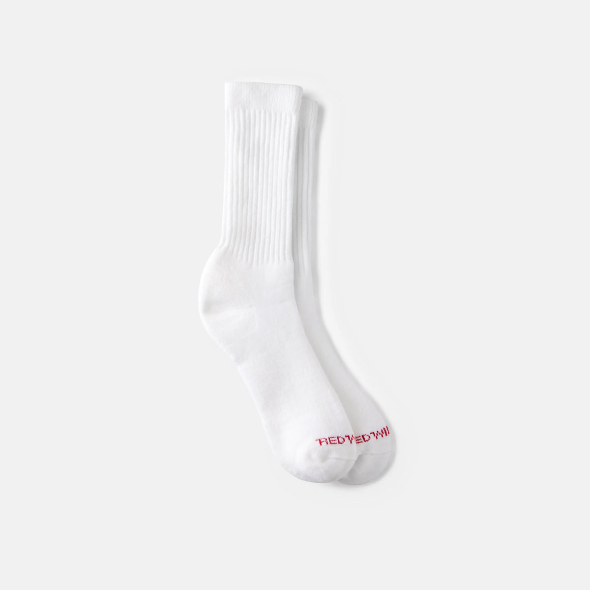 Red Wing Shoes Apparel / Unisex Acrylic Blend Crew Sock in White 97315