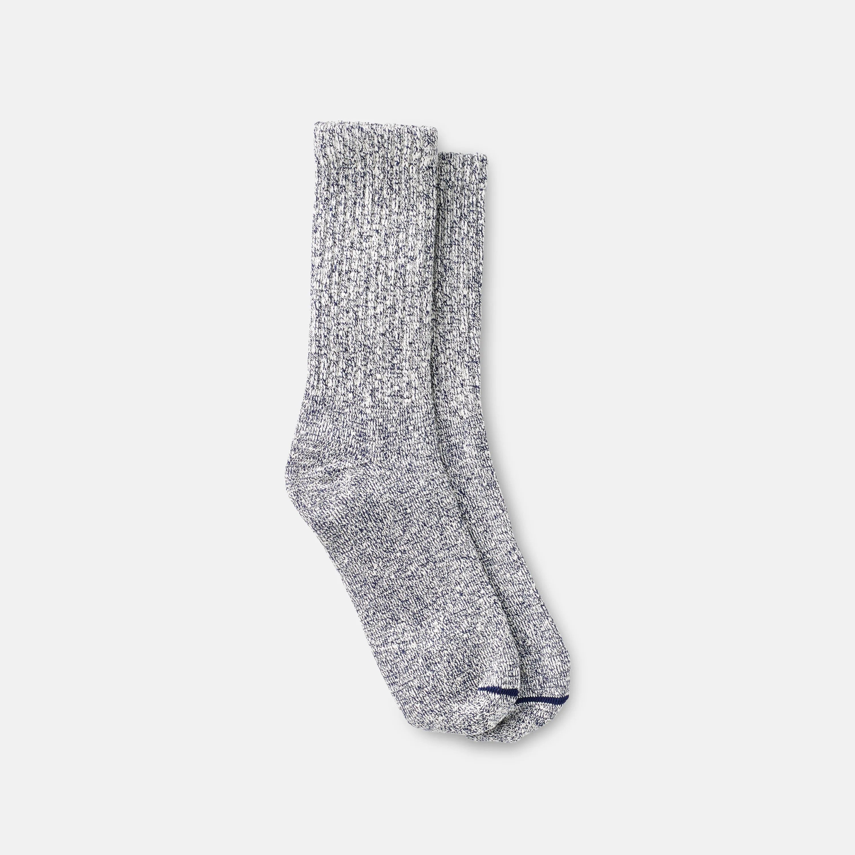 Red Wing Shoes Apparel / Unisex Cotton Blend Ragg Crew Socks in Navy/White Cotton Blend 97645 | Red Wing Heritage
