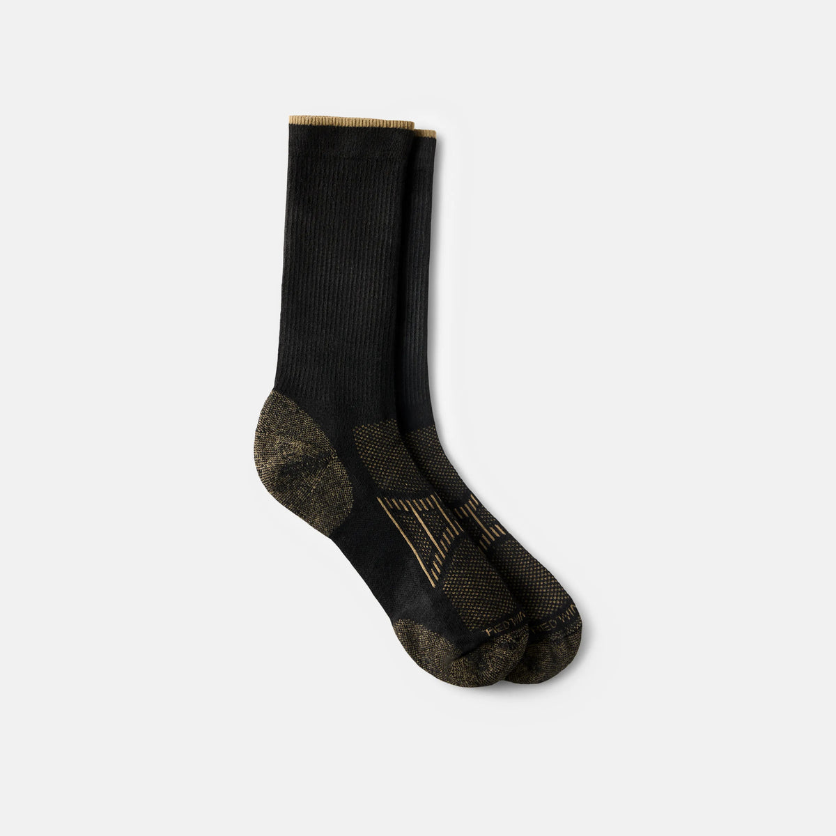 Red Wing Shoes Apparel / Unisex CoolMax® Blend Crew Sock in Black 97397