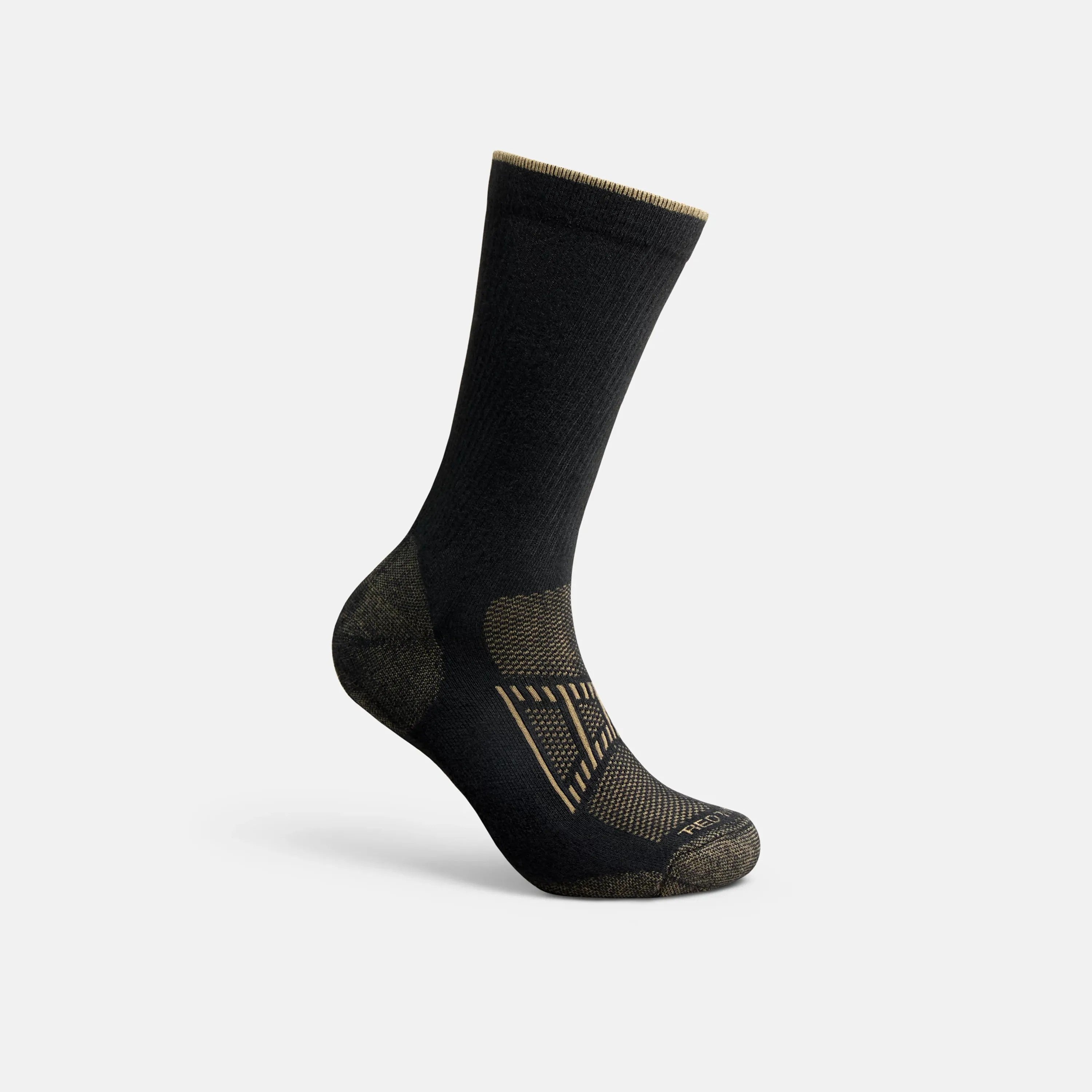 Red Wing Shoes Apparel / Unisex CoolMax® Blend Crew Sock in Black 97397
