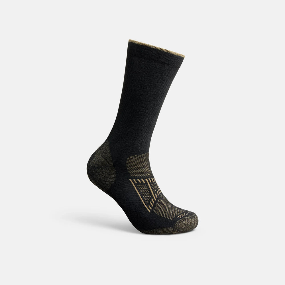Red Wing Shoes Apparel / Unisex CoolMax® Blend Crew Sock in Black 97397
