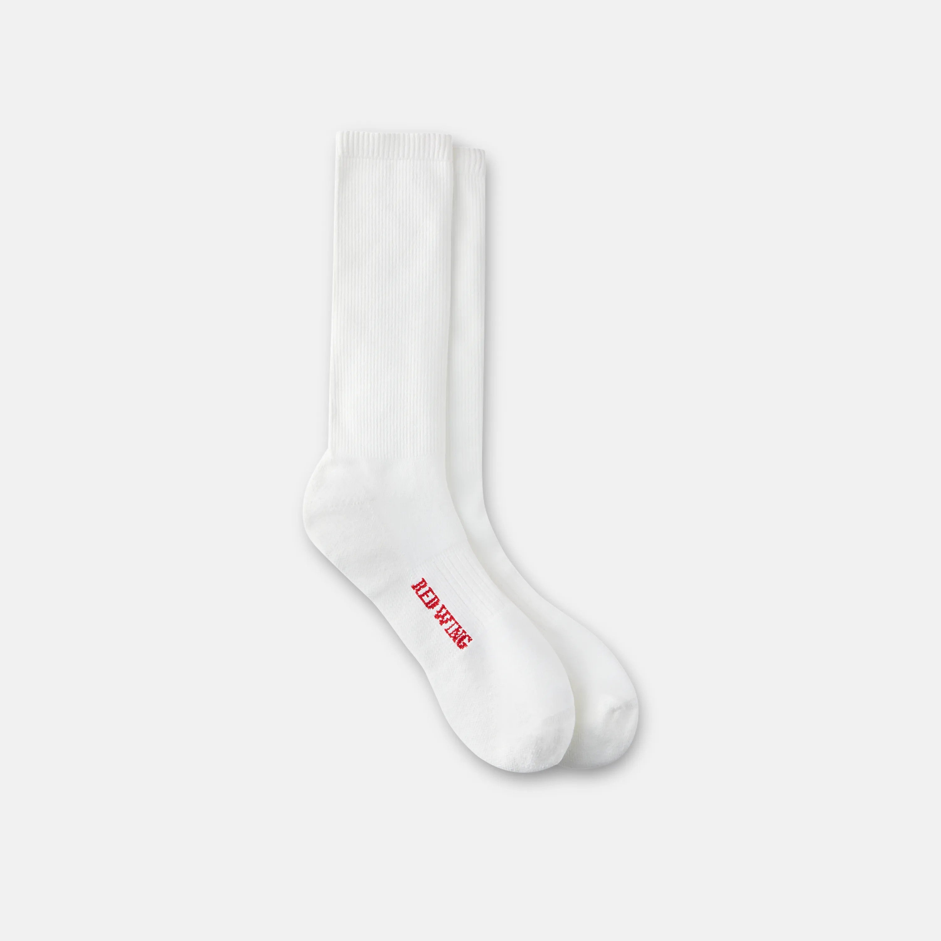 Red Wing Shoes Apparel / Unisex Breeze Nylon Crew Sock in White 97303