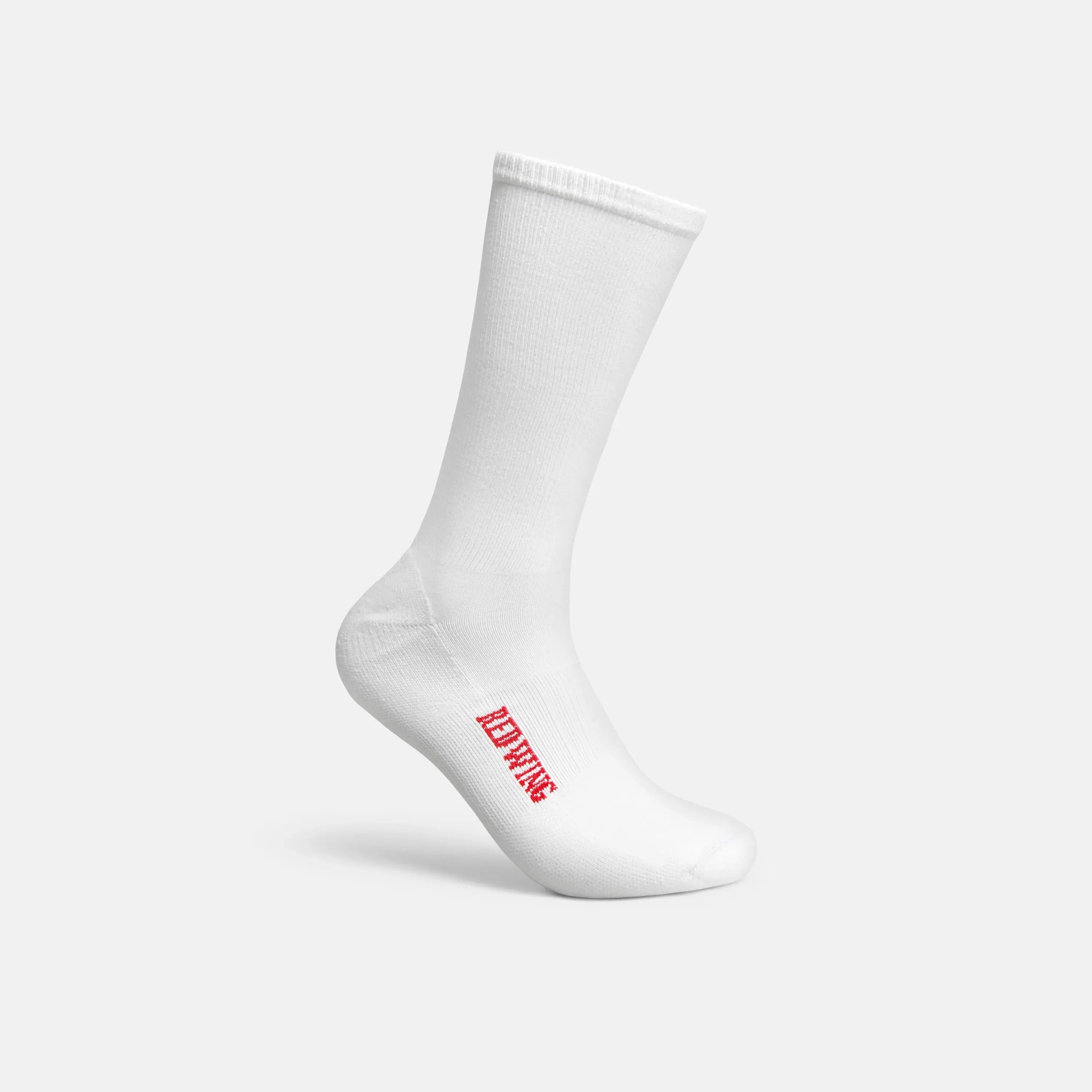 Red Wing Shoes Apparel / Unisex Breeze Nylon Crew Sock in White 97303