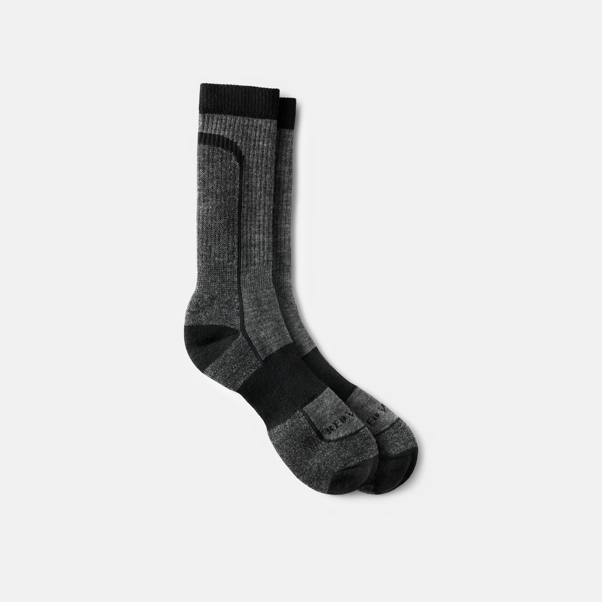 Red Wing Shoes Apparel / Unisex Merino Wool Blend Crew Sock in Black 97360