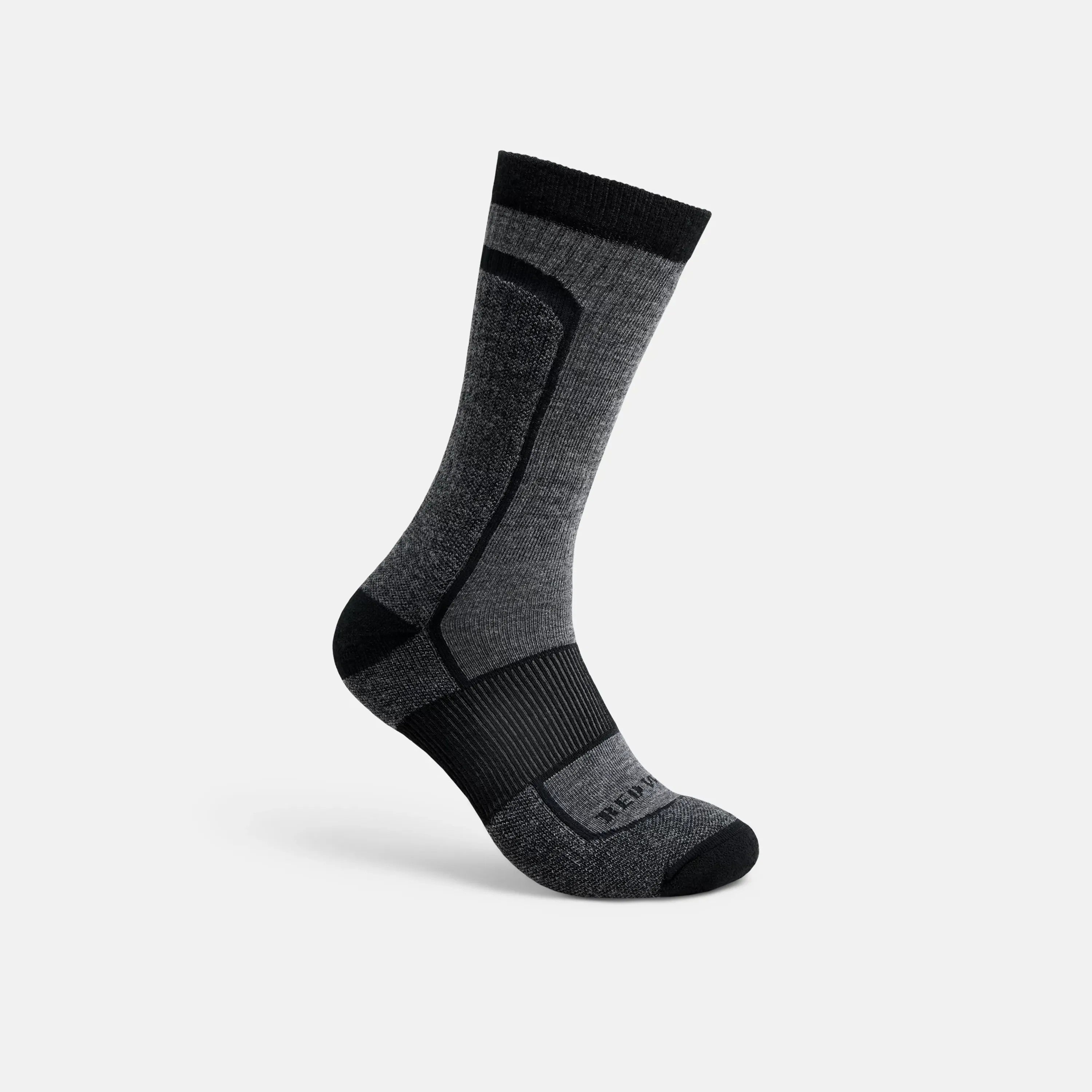 Red Wing Shoes Apparel / Unisex Merino Wool Blend Crew Sock in Black 97360