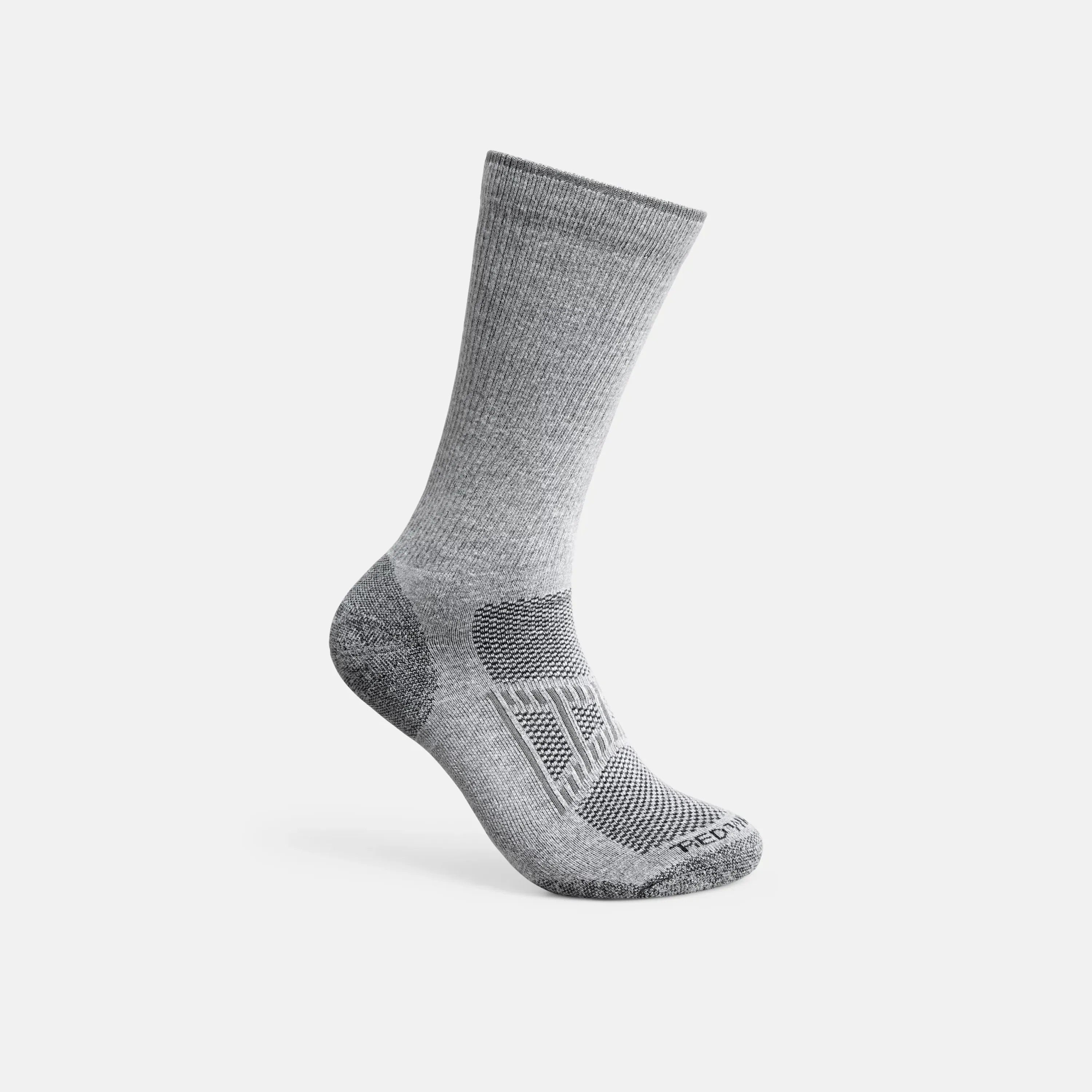 Red Wing Shoes Apparel / Unisex CoolMax® Blend Crew Sock in Gray 97397
