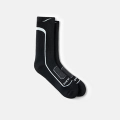 Red Wing Shoes Apparel / Merino Wool Blend 3/4 Crew sock in Black & Gray 97300