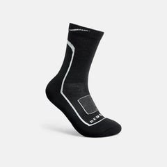 Red Wing Shoes Apparel / Merino Wool Blend 3/4 Crew sock in Black & Gray 97300