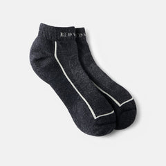 Red Wing Shoes Apparel / Unisex Steel-Toe Merino Wool Blend Quarter Crew Sock in Black 97393