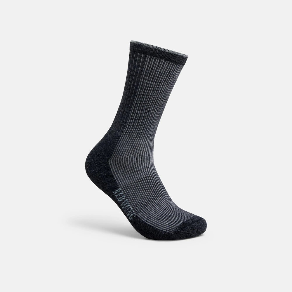 Red Wing Shoes Apparel / Unisex Merino Wool Blend Crew Sock in Black 97362