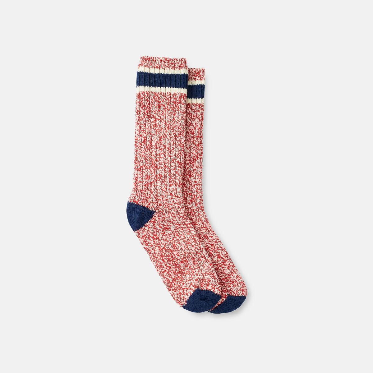 Red Wing Shoes Apparel / Unisex Wool Blend Ragg Crew Socks in Slate/Navy Wool Blend 97649 | Red Wing Heritage