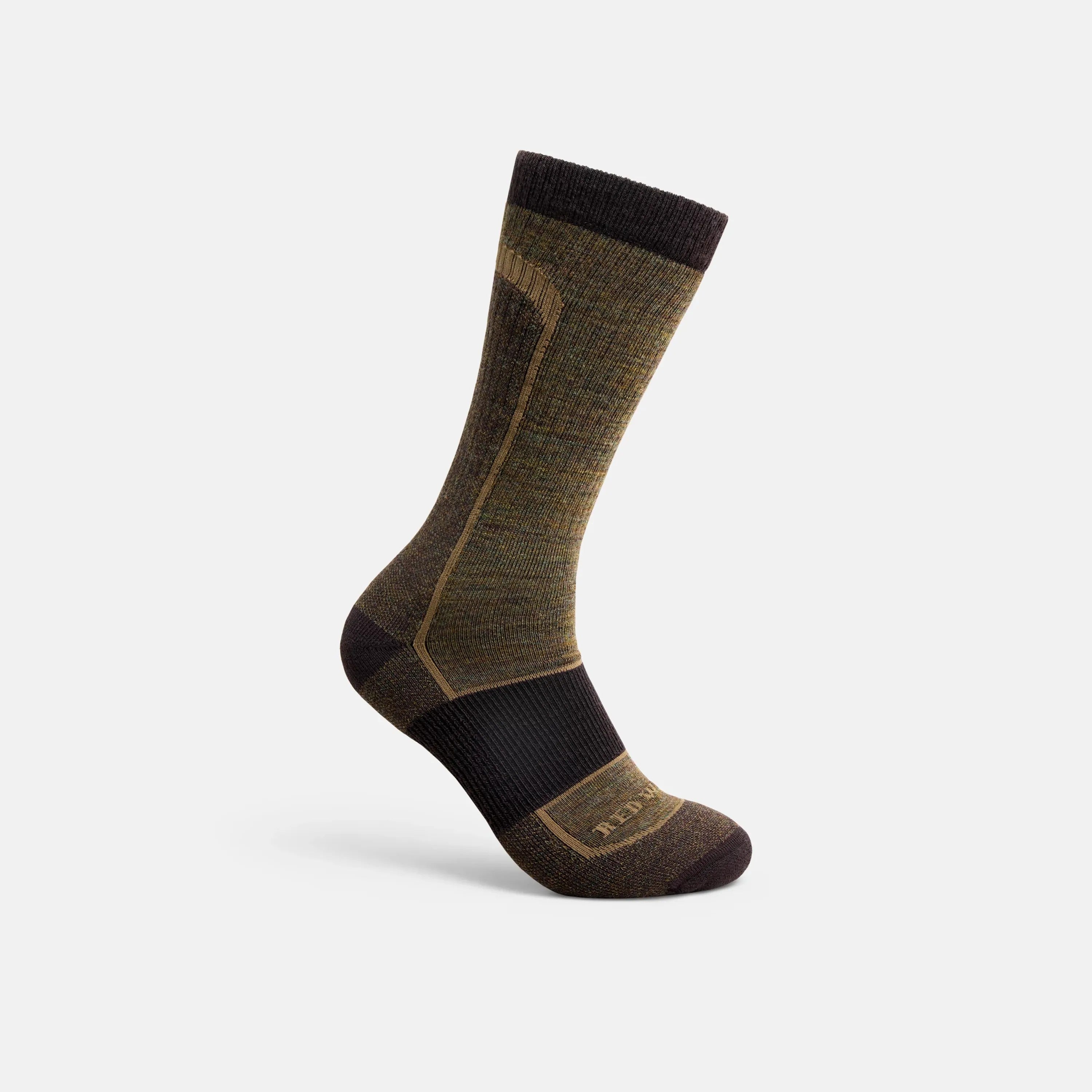 Red Wing Shoes Apparel / Unisex Merino Wool Blend Crew Sock in Brown 97361