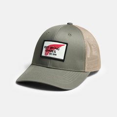 Red Wing Shoes Apparel / Unisex Ball Cap in Olive 97409