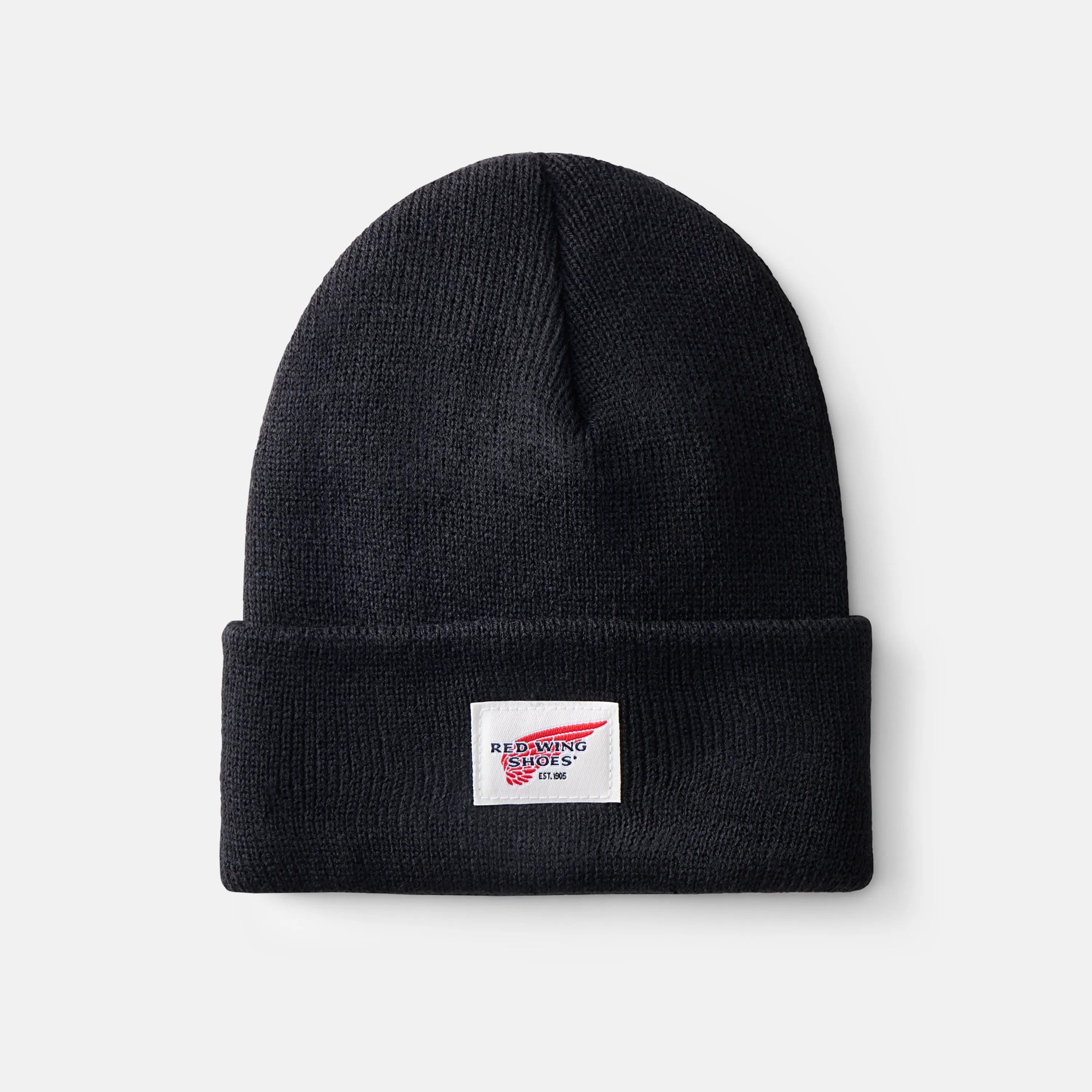 Red Wing Shoes Apparel / Unisex Kids Cuffed Beanie Hat in Black 98050