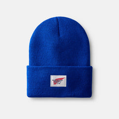 Red Wing Shoes Apparel / Unisex Kids Cuffed Beanie Hat in Royal Blue 98053