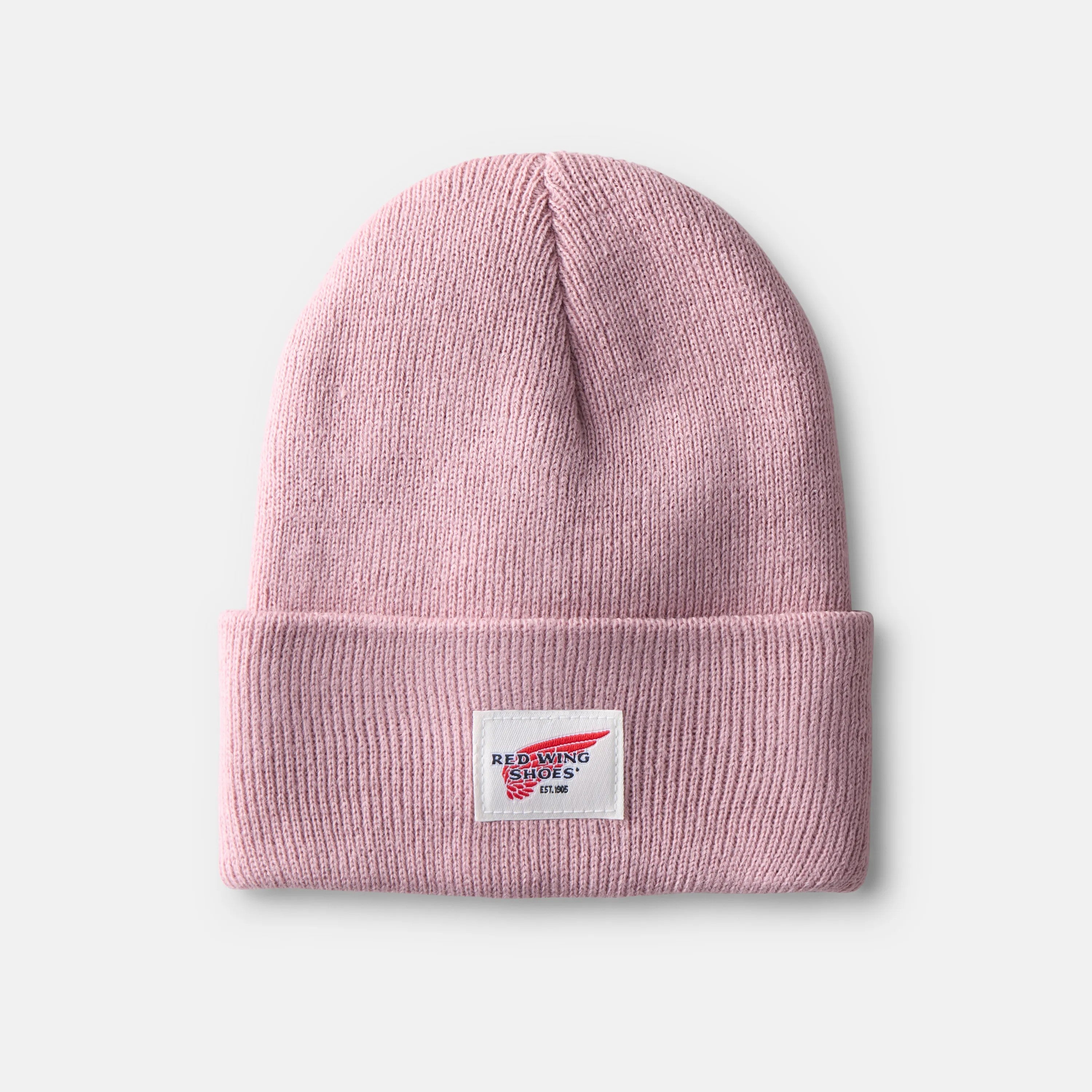 Red Wing Shoes Apparel / Unisex Kids Cuffed Beanie Hat in Pale Rose 98051