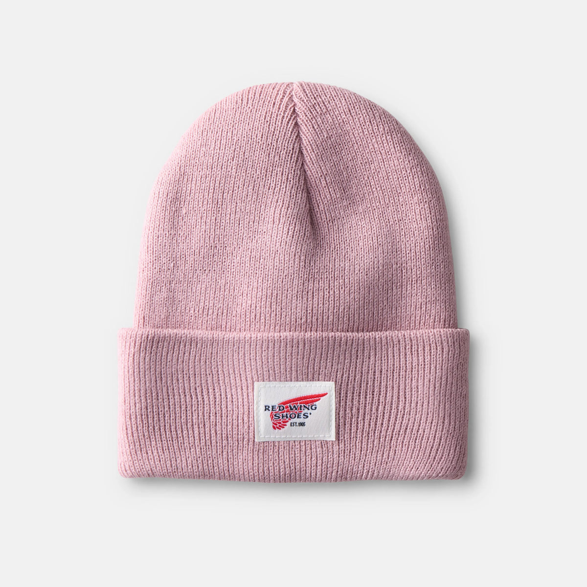 Red Wing Shoes Apparel / Unisex Kids Cuffed Beanie Hat in Pale Rose 98051