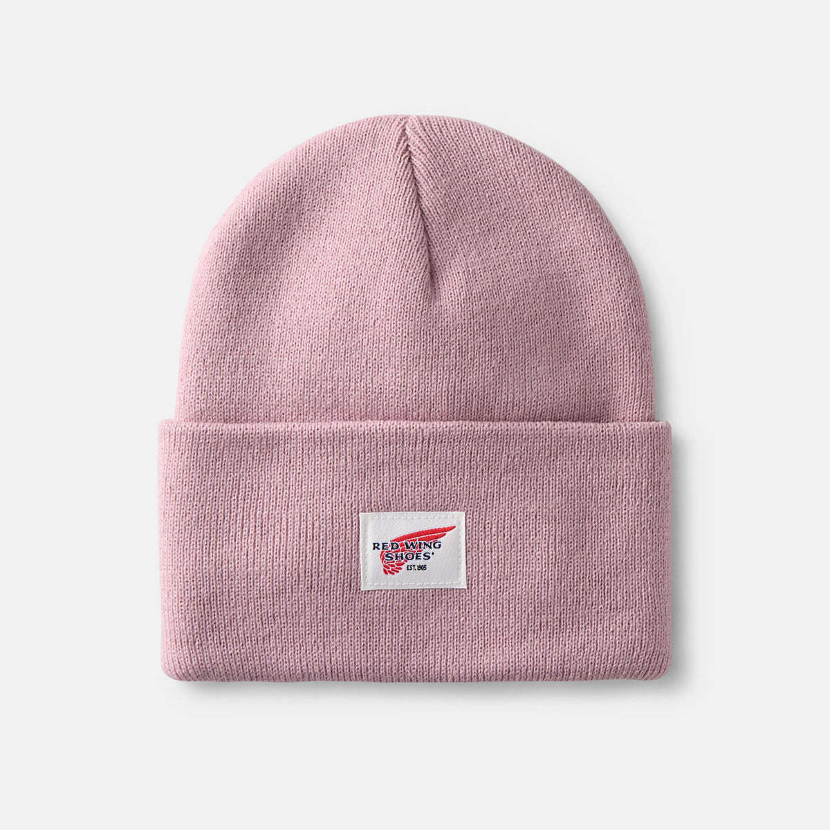 Red Wing Shoes Apparel / Unisex Cuffed Beanie Hat in Pale Rose 98055