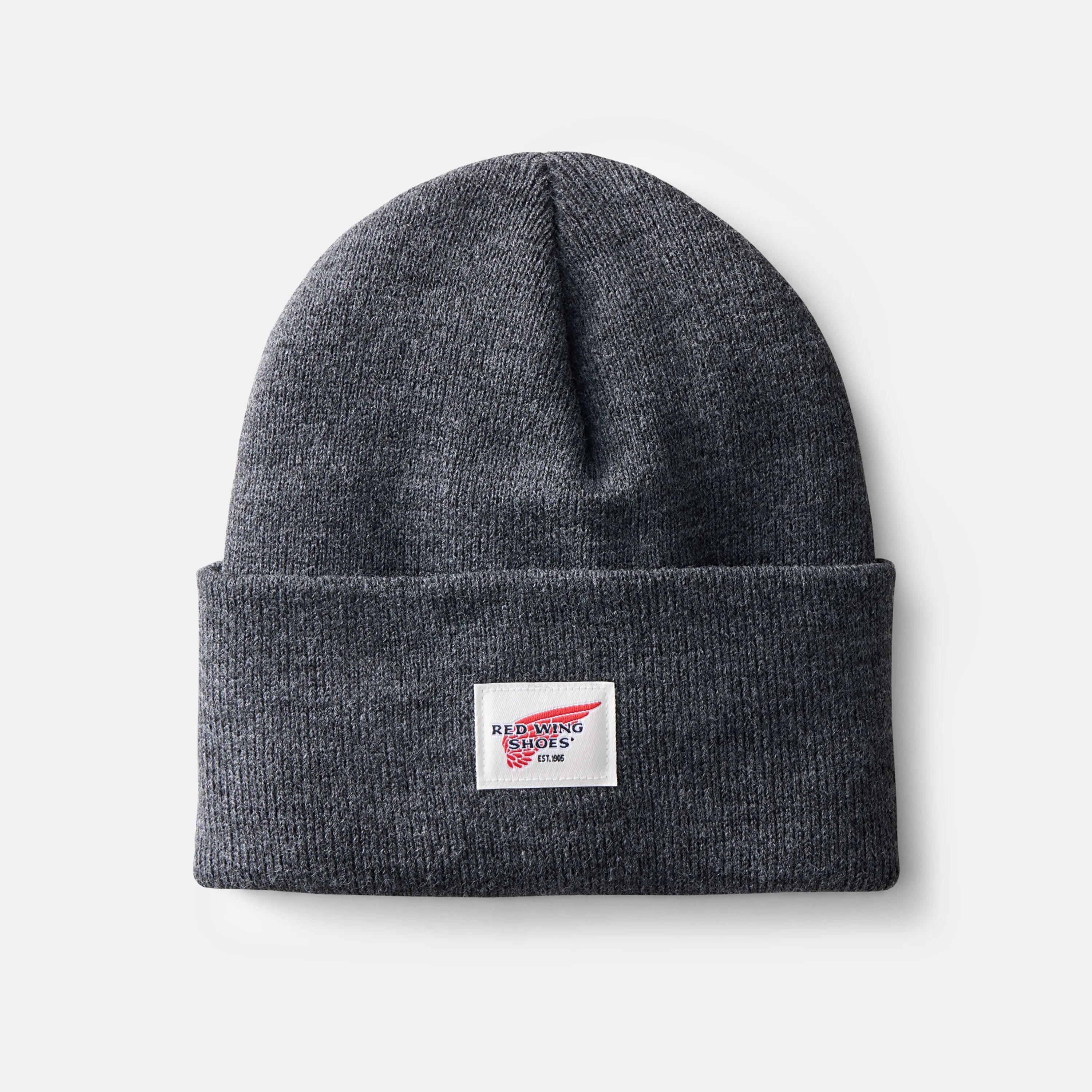 Red Wing Shoes Apparel / Unisex Knit Watch Hat in Dark Gray Heather 97434