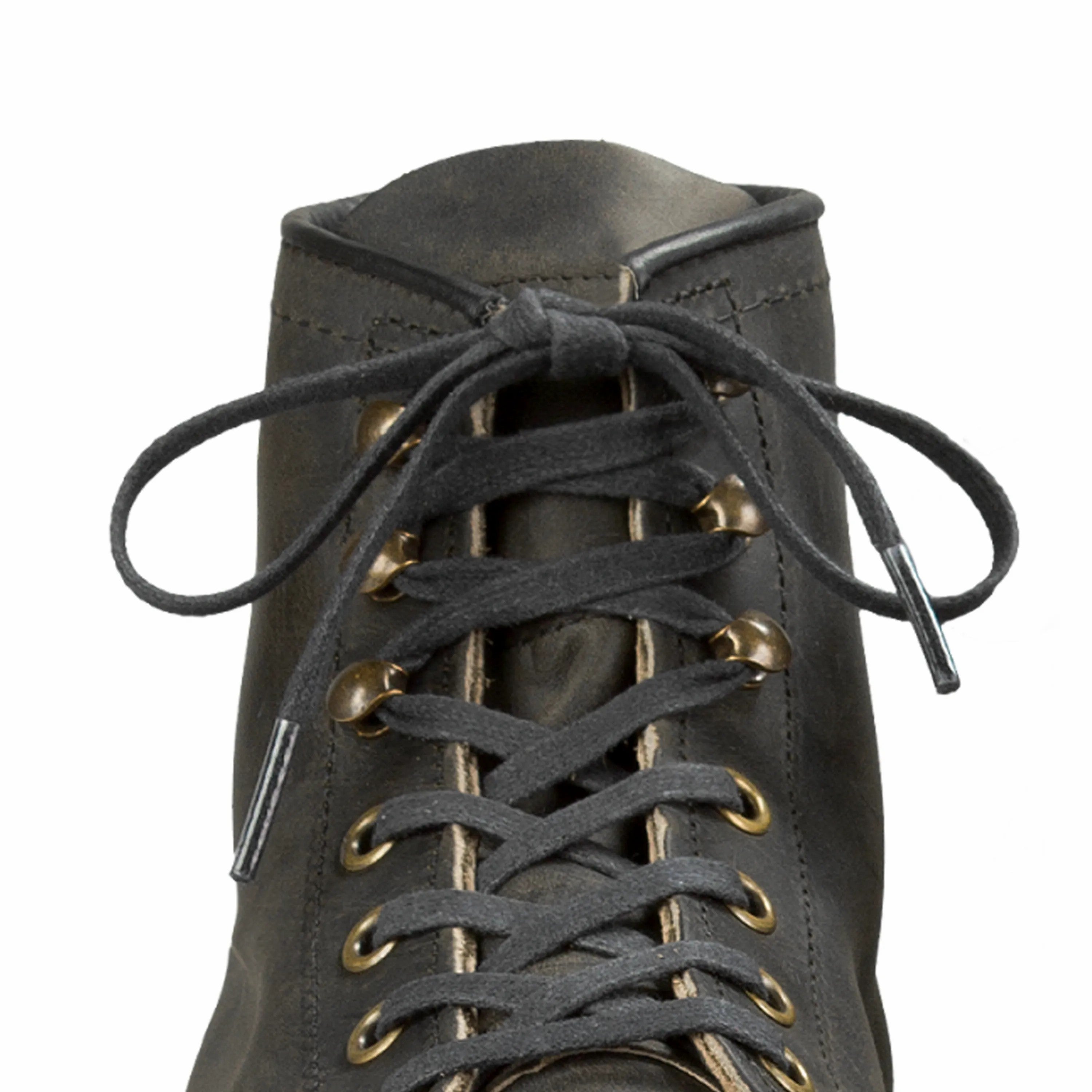 Red Wing Shoes Apparel / 60-Inch Black Flat Waxed Boot Laces 93007