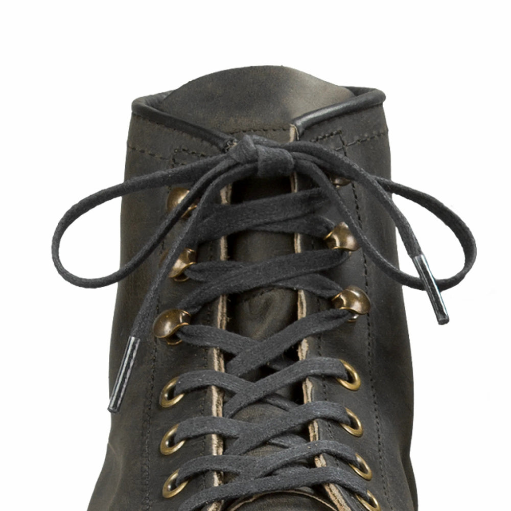 Red Wing Shoes Apparel / 60-Inch Black Flat Waxed Boot Laces 93007