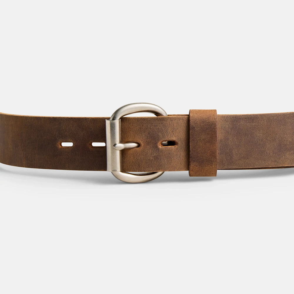 Red Wing Shoes Apparel / Red Wing Leather Belt with Roller Bar in Brown 96546