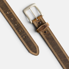 Red Wing Shoes Apparel / Red Wing Triple Stitch Leather Belt in Brown 96548