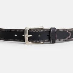 Red Wing Shoes Apparel / Red Wing Triple Stitch Leather Belt in Black 96549