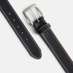 Red Wing Shoes Apparel / Red Wing Triple Stitch Leather Belt in Black 96549