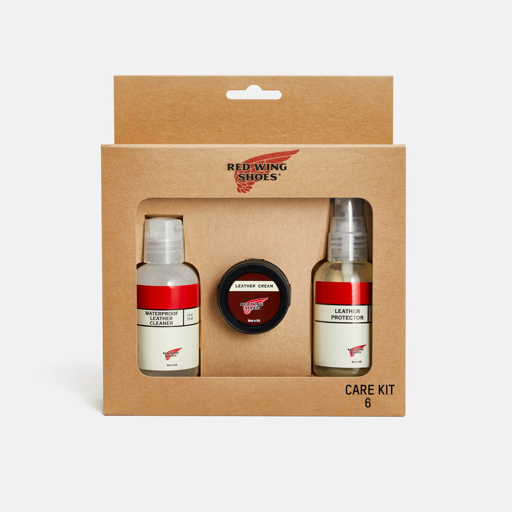 Red Wing Shoes Apparel / Care Kit #6 for Waterproof Full Grain, Nubuck or Smooth Finish Leathers 98022