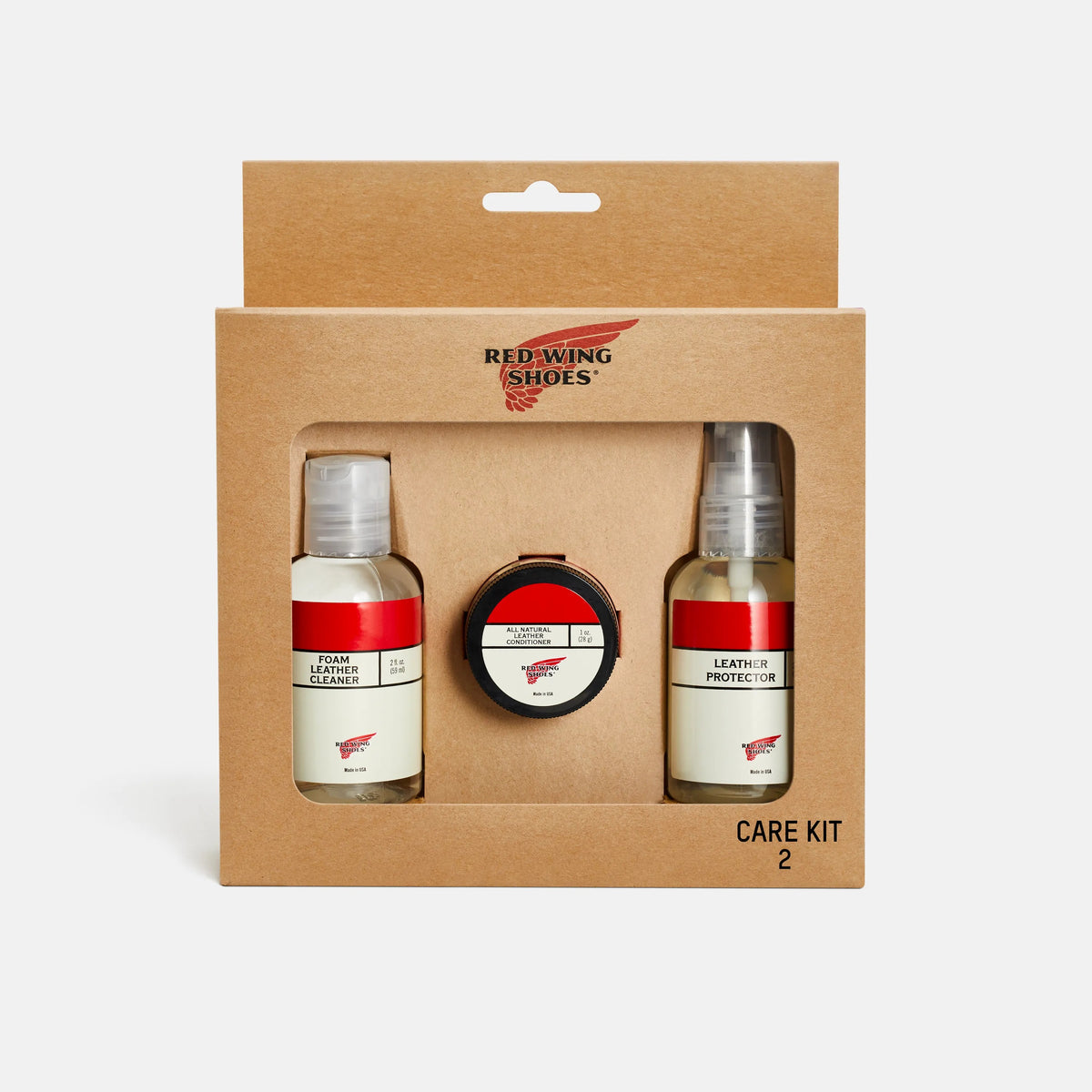 Red Wing Shoes Apparel / Mini Care Kit #2 for Full Grain or Nubuck Leathers 98018
