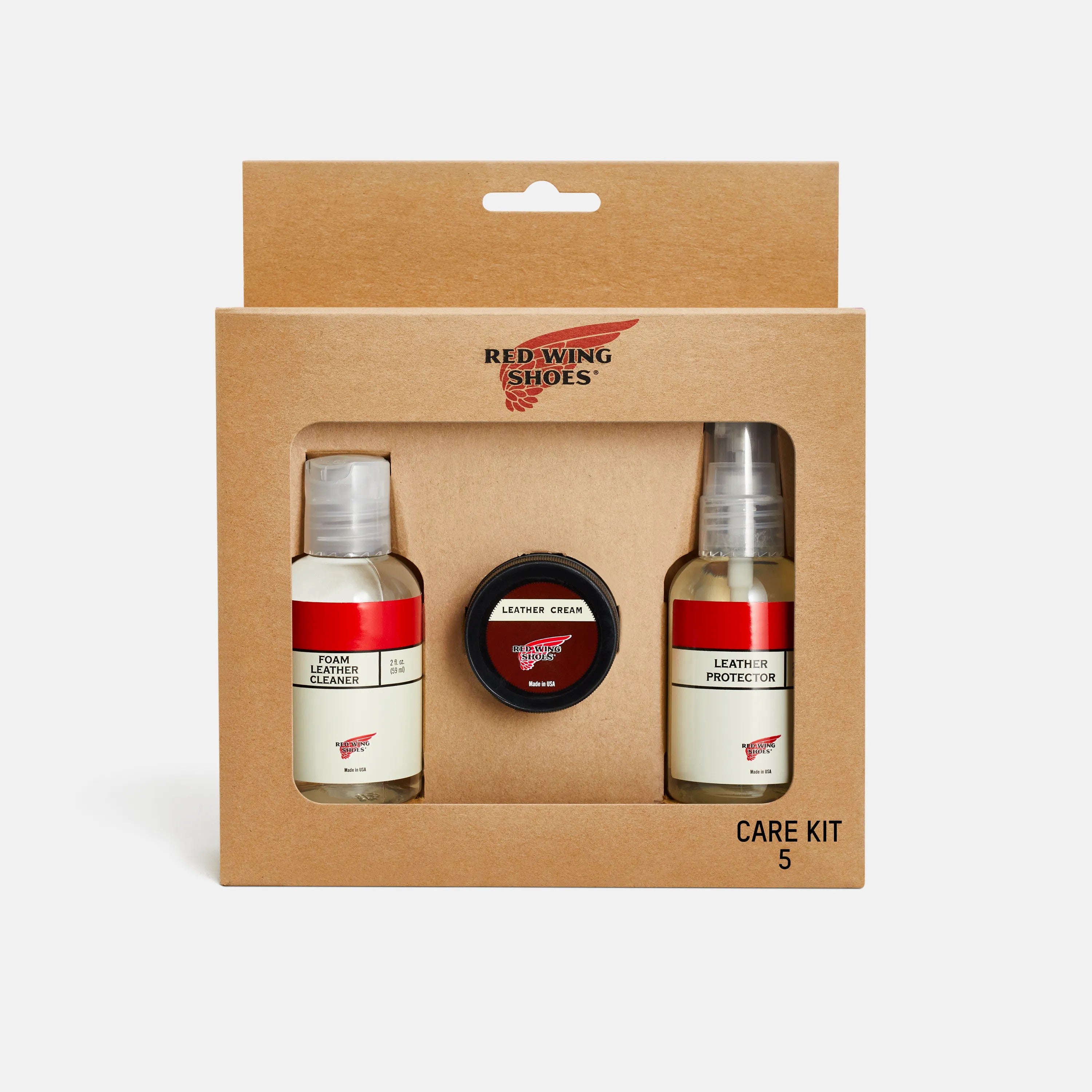 Red Wing Shoes Apparel / Care Kit #5 for Full Grain, Nubuck or Smooth Finish Leathers 98021